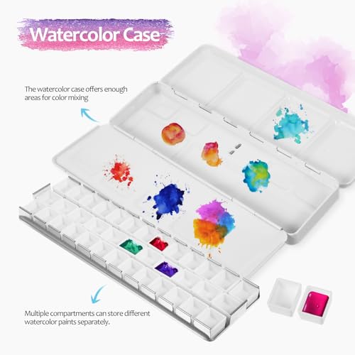 Caja pintura vacía para acuarelas ideal para pintar paisajes al aire libre 4