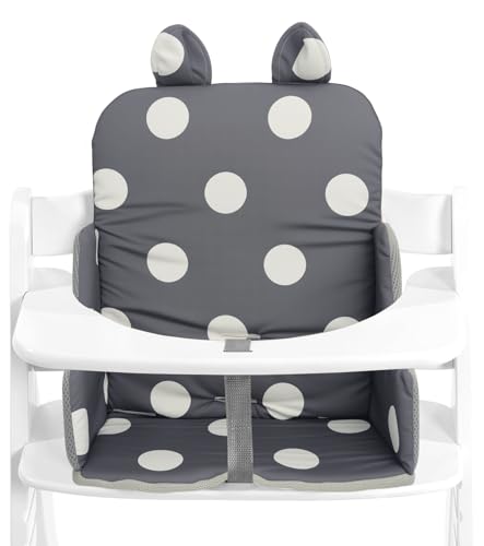 TAKONE Sitzauflage Für Hauck Hochstuhl – Gepolstertes Sitzkissen Für Alpha/Beta & Tripp Trapp, Ohne Rand, Doppelseitig, Waschbar, Für 3- und 5-Punkt-Gurt Hochstühle