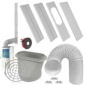 DASFDMY Portable AC Window Vent Kit with 5.9