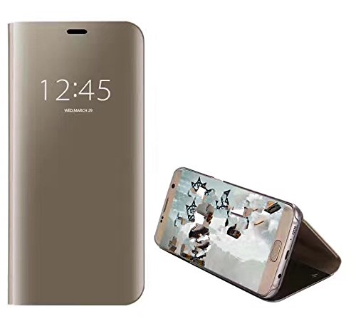 Funda® Specchio Placcatura Flip Custodia per