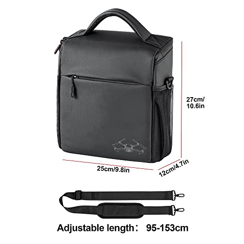 Image of Careflection Waterproof Storage Bag Carrying Abs Double Layer Case for Any Drones :DJI Mavic Mini 3 Pro,3, 2, / DJI Air Series /DJI Mini 2 Se /DJI Mavic 3,2,1 Combo's, Grey