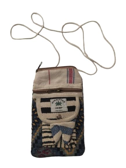 Image of Women Stylish Crossbody Sling Bag Comes with Flap Closure & Durable Polyester Design Multi-Pocket Design, Adjustable Strap(Handmade Passport Pouch)