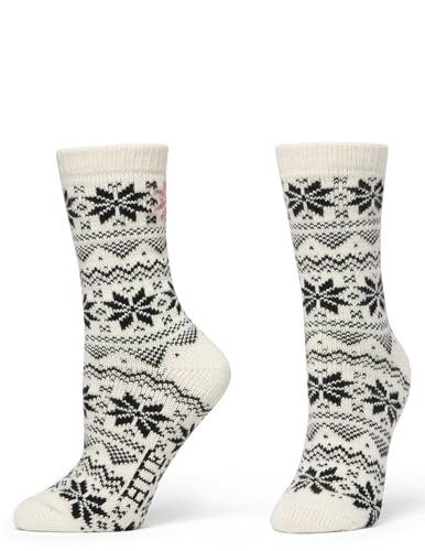 Image of HUE womens Crew Length Boot Socks, 2 Pair Pack