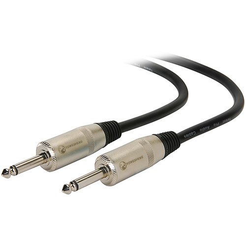Talent SC16QQ03 Speaker Cable 16/2 1/4" Male/Male 3 ft.