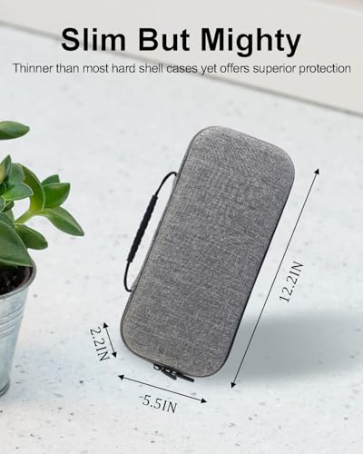 zmgnnd Case for Switch 2,Premium Protective Cover for Switch 2 Console & Joy-Cons - Lightweight,Hard Shell Travel Bag - Shockproof,Gray