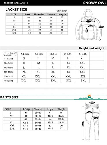image for GS SNOWING Men's and Women's Ski Jacket High Windproof Waterproof Tech