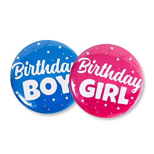 Mgjsrnh Birthday Boy Button Blue Baby Kids Happy Birthday Badge Pins,It's My Men Birthday Badges Party Decorations Favors Supplies #TOP5