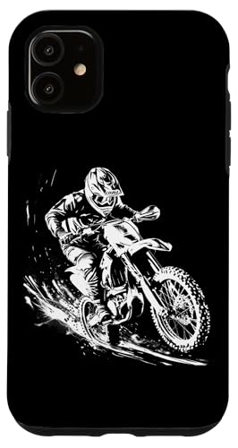 Carcasa para iPhone 11 Motocross Dirt Bike MX Racing Enduro Motocicleta Biker