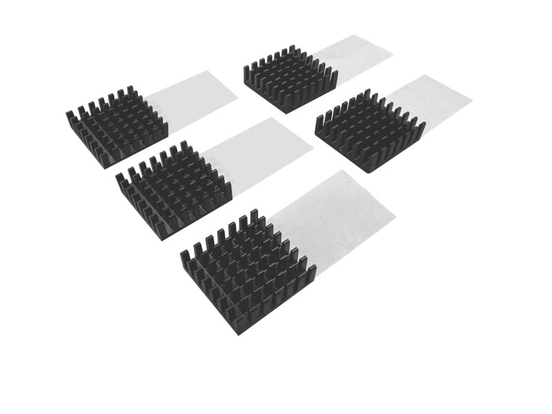 QNAP M.2 SSD Module Heatsink 15x15mm Black Pack of 5