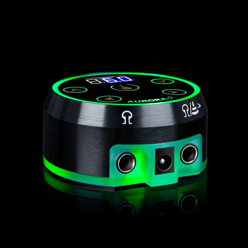 HJ Led-250 Tattoo Equipment Tattoo Machine Power Supply Stabilizer Transformer Hook Line Foot Switch Touch Screen Aurora Color Changing Power Supply+Connection Cable