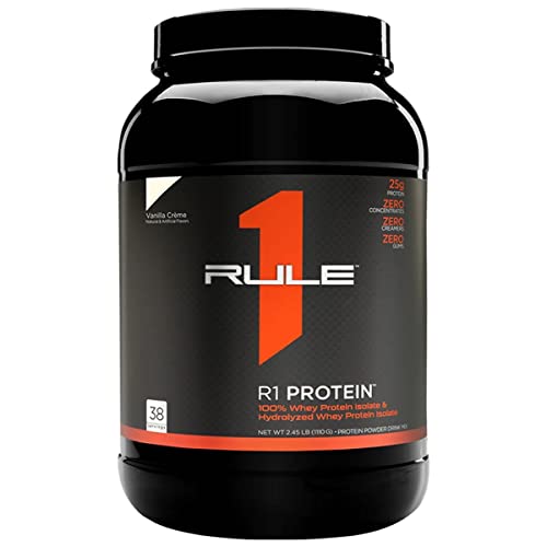 R1 Protein, 38 Servings, Vanilla Crème #TOP15