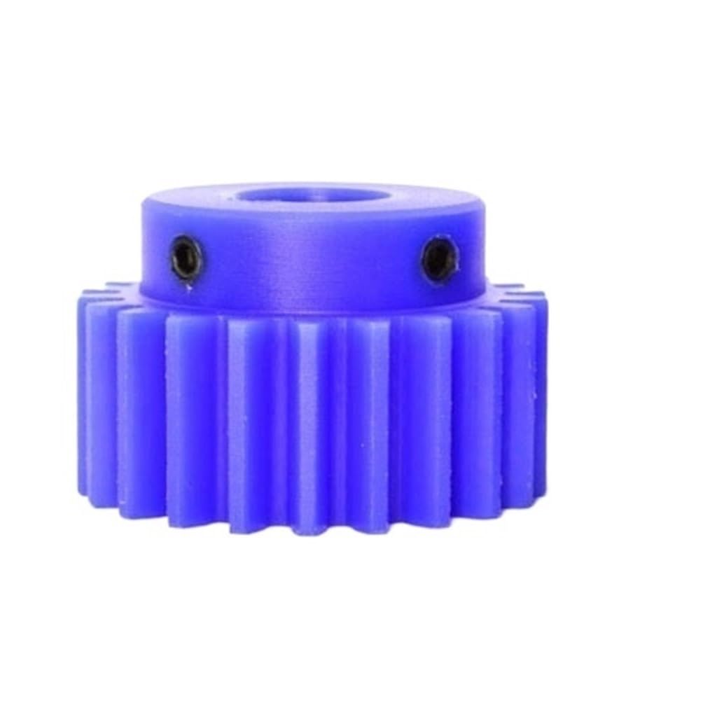 GTPBAO Engrenage droit en Nylon bleu, 1 Module, avec pas de 1M 42T 45T 18T 50T 60T 80T 120T, engrenage cylindrique à dents droites, alésage de 10mm, 1 pièce Matériel de direction(100 Teeth)