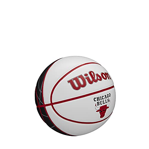 Image of WILSON NBA Team Autograph Mini Basketball - Chicago Bulls