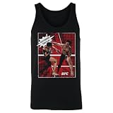 500 LEVEL UFC Alexandre Pantoja Comic Book Men's Tank Top (Black, L)