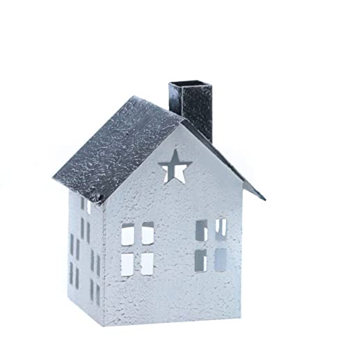 Set di 3 lanterne in metallo, 36 / 23 / 14 cm