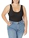 Just My Size Women's Plus Size Stretch Jersey Cami, Black, 4X