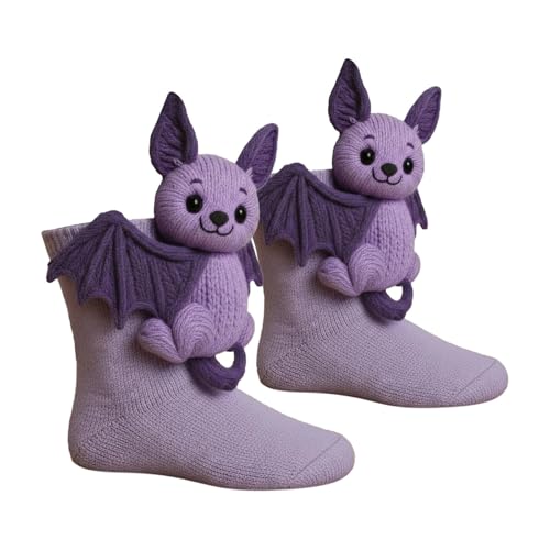 Genérico 3D Animales Calcetines Navideños De Boca Alcetine De Animales Navideños Cocodrilo 3D De Punto Calcetine Para Mujeres Y Hombres