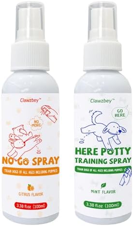 Dog Potty Spray Set, No-Go Spray & Potty Training Spray, Puppy Es...