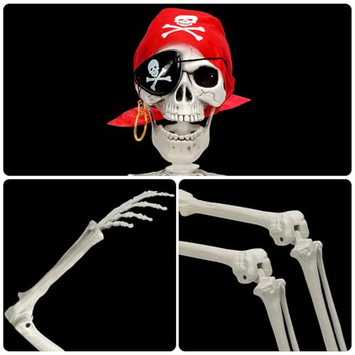 5.5 FT Skeleton Halloween Decor - image 9
