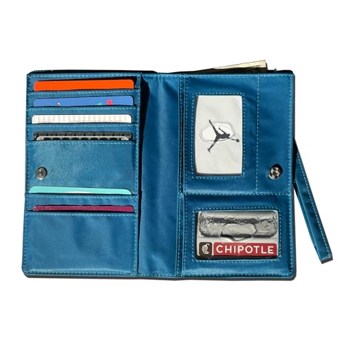 Big Skinny Women's Plus Size myPhone Bi-Fold Slim Wallet, Holds Up to 20 Cards4