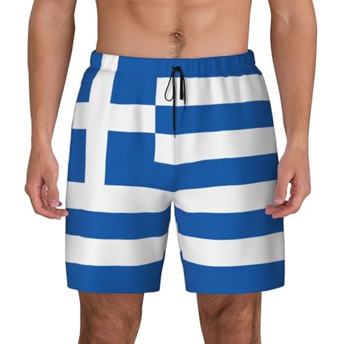 Lithuania Lithuanian Flag Mens Swim Trunks with Compression Liner 2 in 1 Quick Dry Bathing