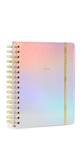 Ban.do Luxury 17 Month A5 Rose Gold Holographic Planner - Monthly Calendar with 160 Pages