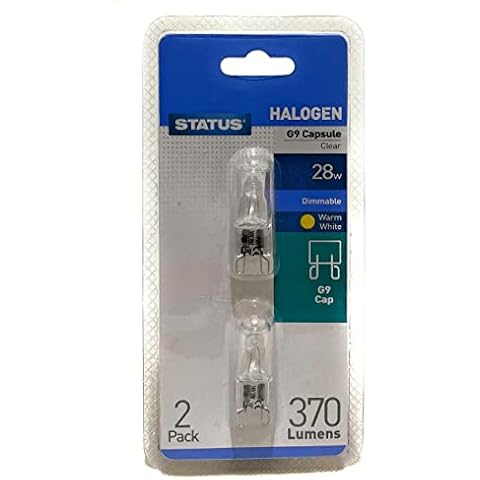 Status G928SHCWF212 G9 Halogen Bulb Pack of 2 Cover
