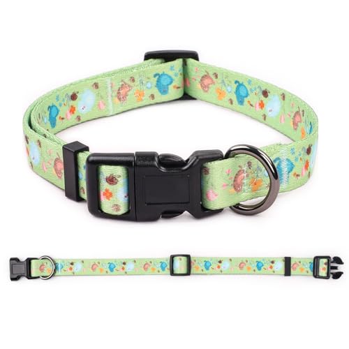 COSYHOMELONDON Dog Collar for Small Dogs Cute Small Medium Large Dog Pet Collar, with Floral Patterns