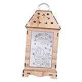Vaguelly 1 Stück Retro Weihnachtslaterne mit Handgriff Große Dekorative LED Lampe für Festliche Anlässe Geeignet für Wohnzimmer Garten und Innenräume Gemütliche