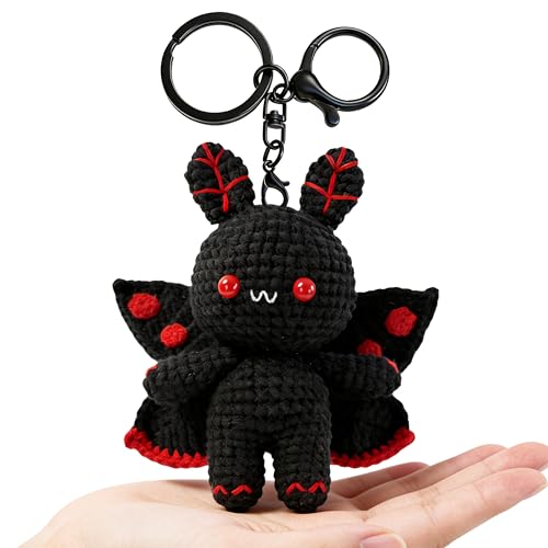 Beeadore Mothman �L�[�`�F�[�� �����j�҂� �n���h���C�h Mothman �M�t�g Cryptid Creepy Cute �����j�҂� �o�b�N�p�b�N�o�b�O�A��l�p