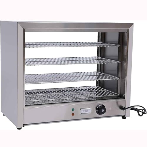 Vitrina de mostrador caliente, calentador de...