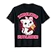 Schulkind Erstklassig Katze mit Schultüte Einschulung T-Shirt