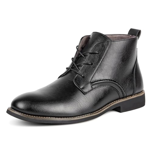 Stiefeletten Herren Stiefel Boots Schnürstiefeletten Klassische Ungefüttert Männer Chukka Boot Rutschfeste