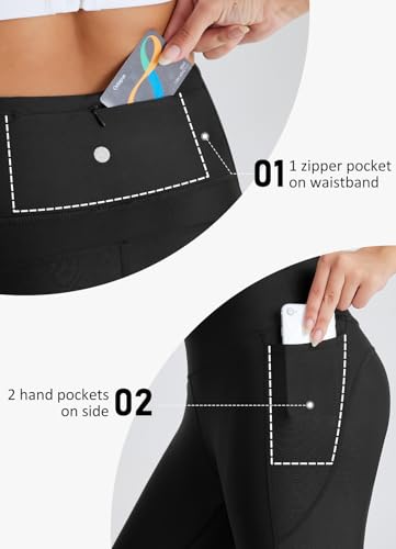 Women's 14" Modest Swimsuits Plus Size Swim Pants Tankini Long Swim Shorts High Waisted Capri Leggings UPF50+4