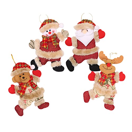 PRETYZOOM Decorações Penduradas 12 Peças Pingente Pendurado De Desenhos Animados De Natal Árvore De