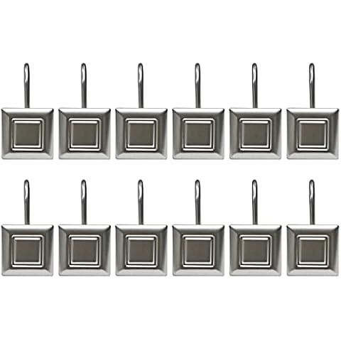 Sunlit Duschvorhang-Ringe aus Nickel in modernem Design Cover
