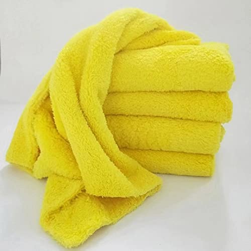 Cheyuan Microfiber Towels For Cars，Car Drying Wash Detailing Buffing Polishing Towel With Plush Edgeless Microfiber Cloth For Cars Polishing Washing And Detailing (15.7X15.7 In. Pack Of 5) #TOP1