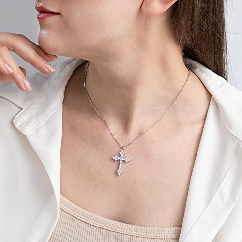 Silver/Gold Cross Jewelry - Women's Cross Necklace for Christmas & Birthday Gifts2