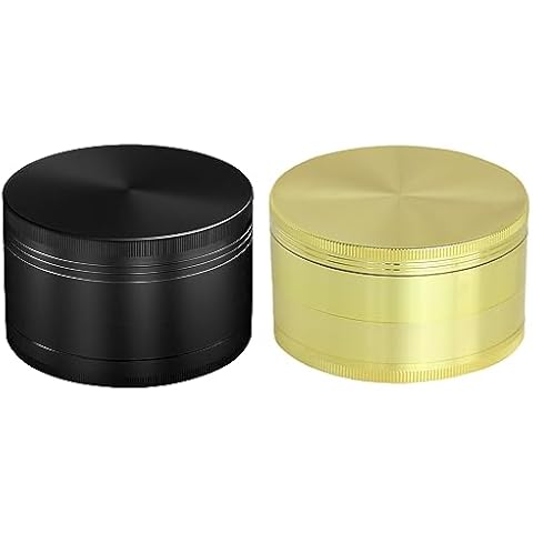 Matoolser Spice Grinder 3 inch +Spice Grinder 3.0 INCH Gold Cover