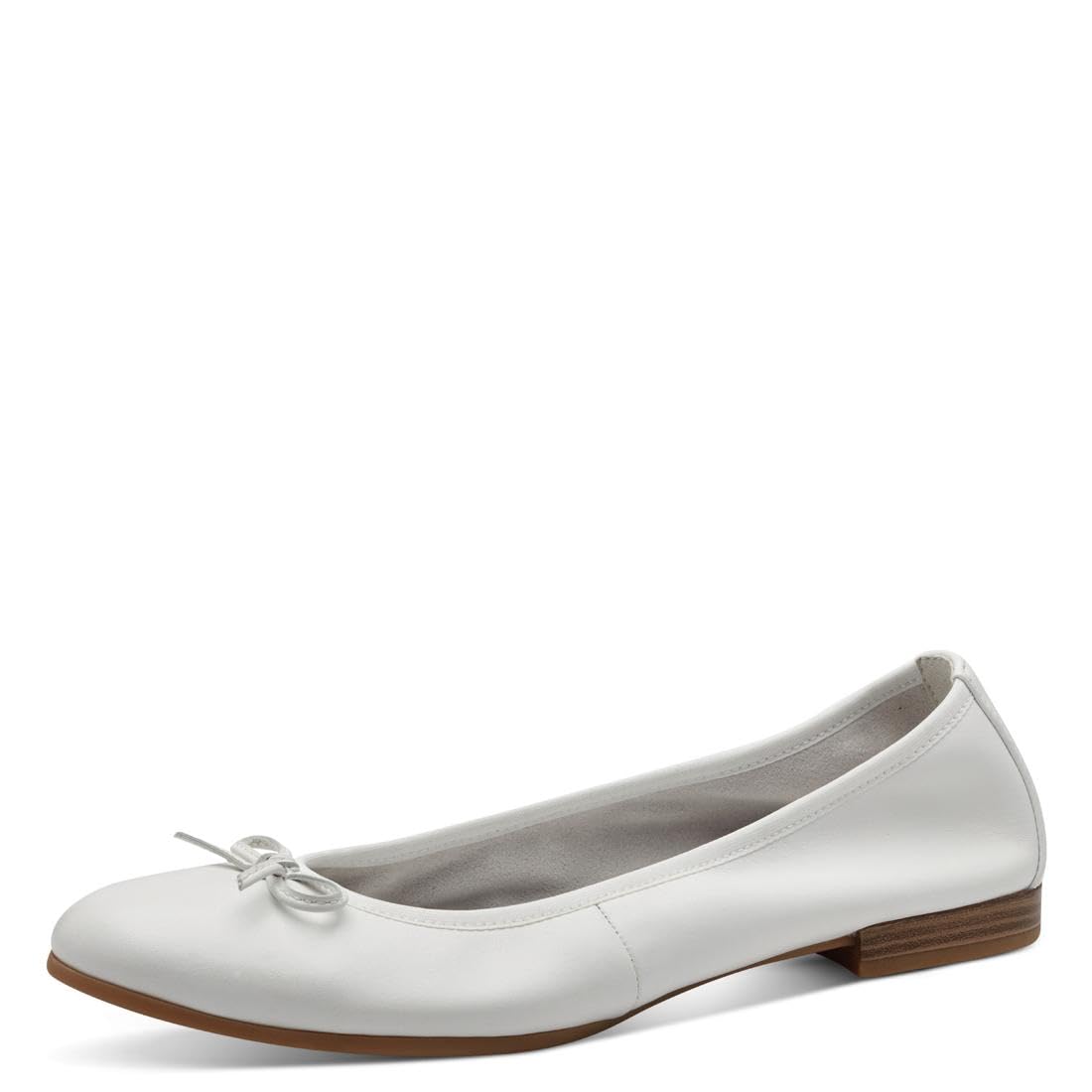 Tamaris Donna ballerina pelle piatta bianco 36 EU