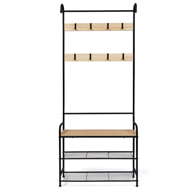 IDMarket - Vestiaire d'entrée PIERO 79 cm design industriel