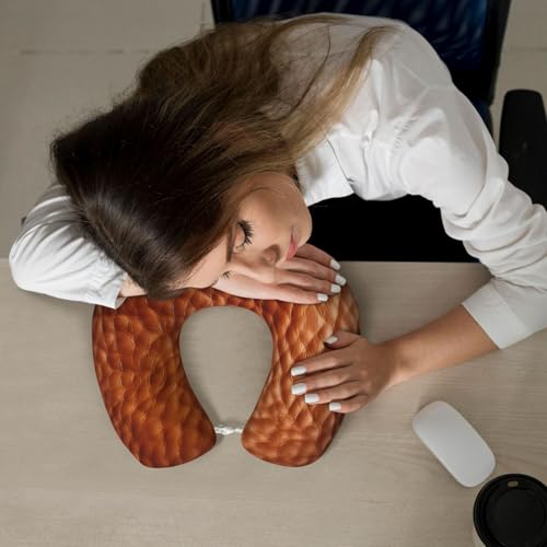 Almohada de viaje con relleno de poliéster Negro U miniatura 7