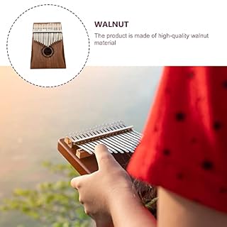 BIENKA 1 Set 17 Tons Finger Piano Thumb Piano Instrument de Musique utile Kalimba Piano – Image 3