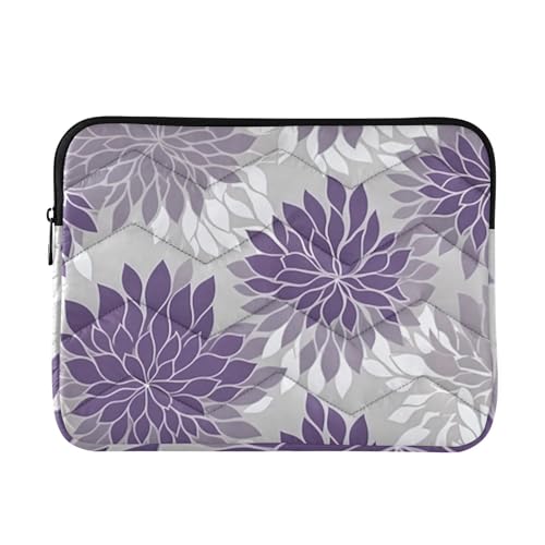 Funda para portátil floral lilac 13-14 pulgadas resistente y impermeable