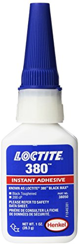 Loctite 135423 380 Toughened Max Instant Adhesive, 1 oz, Black