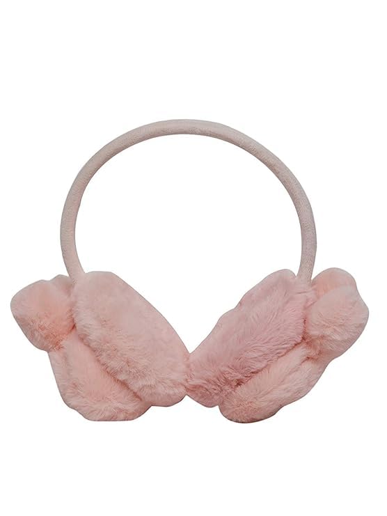 Rabbit Ear Design Ear Warmers Muffs Outdoor Wear Head and Ear Cold Out Accessory for Women and Girl-image-0