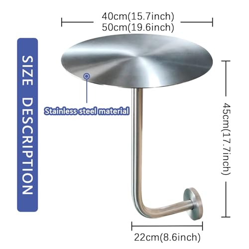 Table basse murale en acier inoxydable gain de place pour bar et cuisine - 2