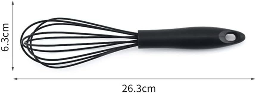 Multifunctional Rotary Manual Egg Beater Mixer Mini Plastic Kitchen Whisk Bake Tool Agitator Silicone(white-Dinosaur Doodle4)