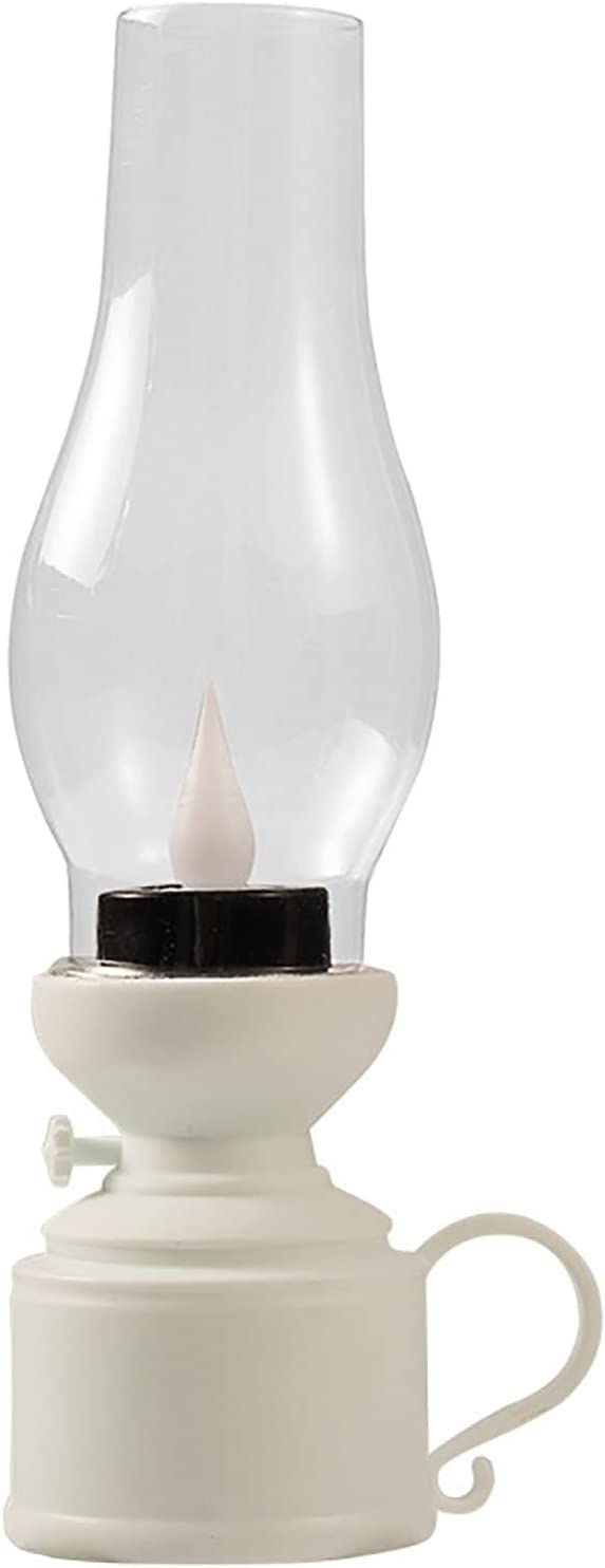 Kerosene lamp Oil Lamps,Kerosene Lamp, Burning Lantern,Hurricane ,Vintage Storm(White)