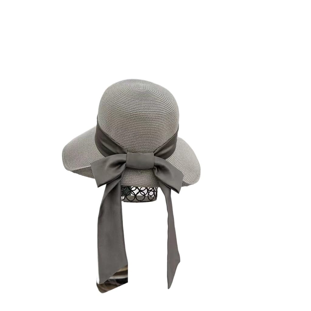 Chapeau de plage en paille pliable élégant pour vos vacances d'été